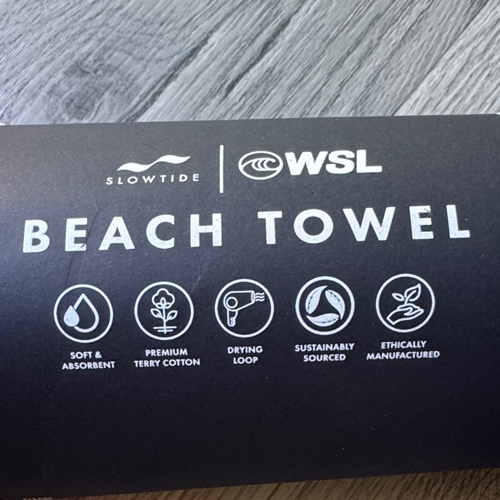 US Open Slowtide Beach Towel 2025 - Picture 3 of 3